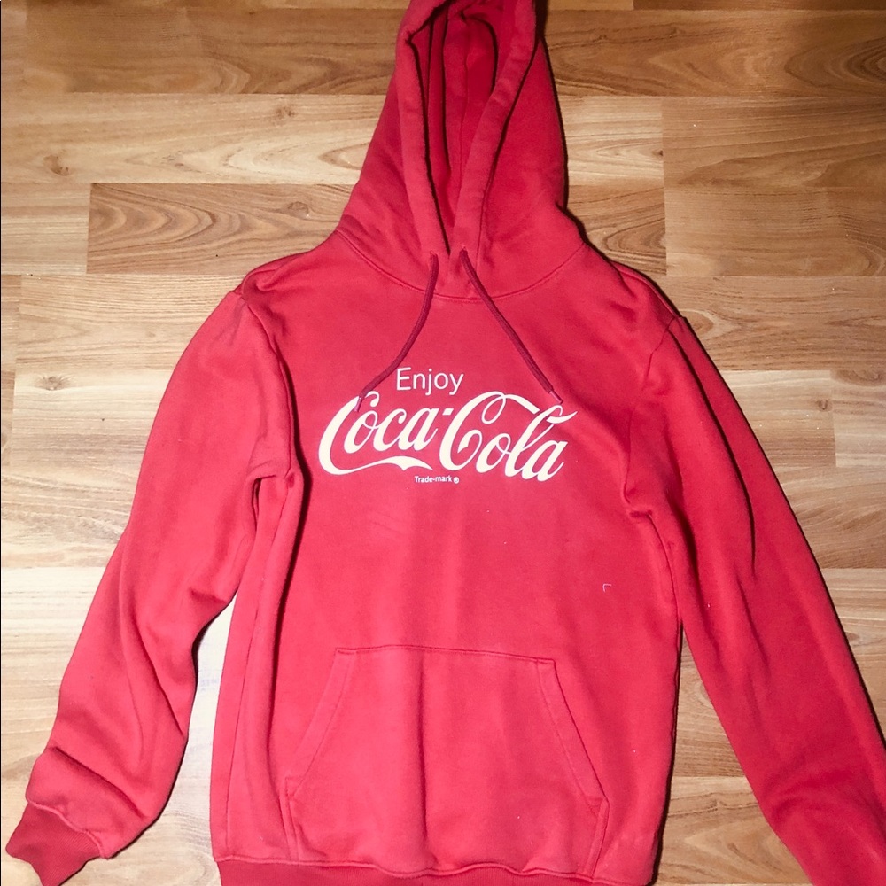 H & M Coca-Cola Red Hoodie